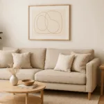 Ide Dekorasi Ruang Tamu Warna Netral