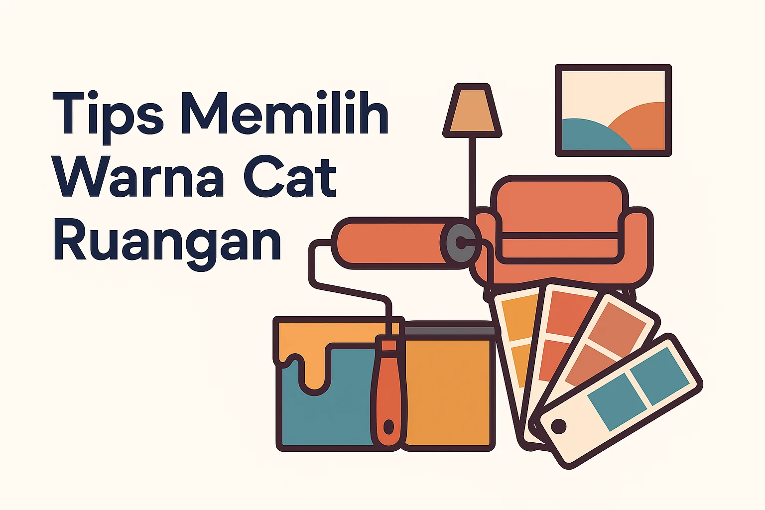 Tips Memilih warna cat ruangan